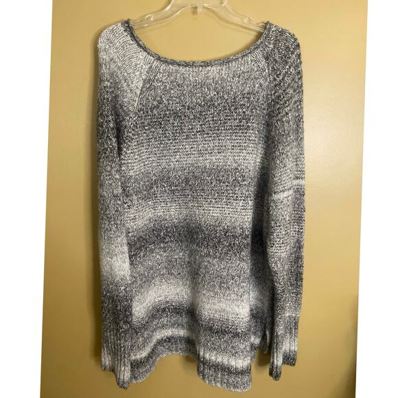 Chaps Women’s Gray Long Pullover Sweater Size XXL NWT - Picture 4 of 4